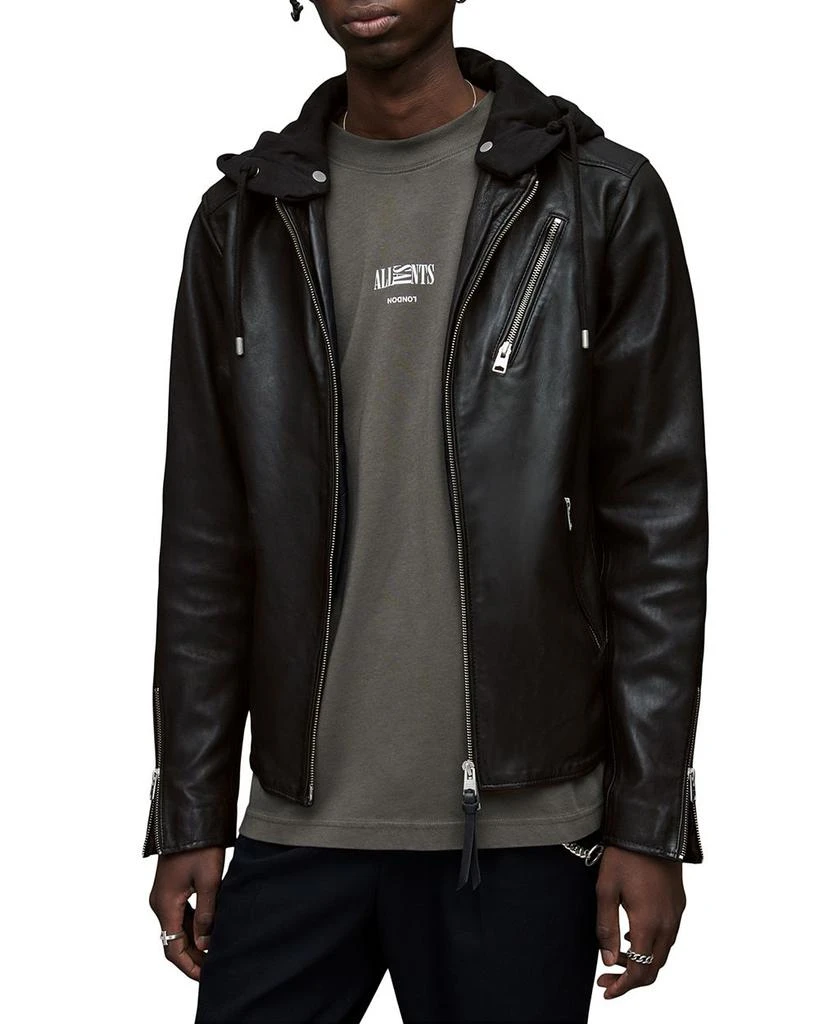 商品ALL SAINTS|Harwood Leather Jacket,价格¥4491,第1张图片