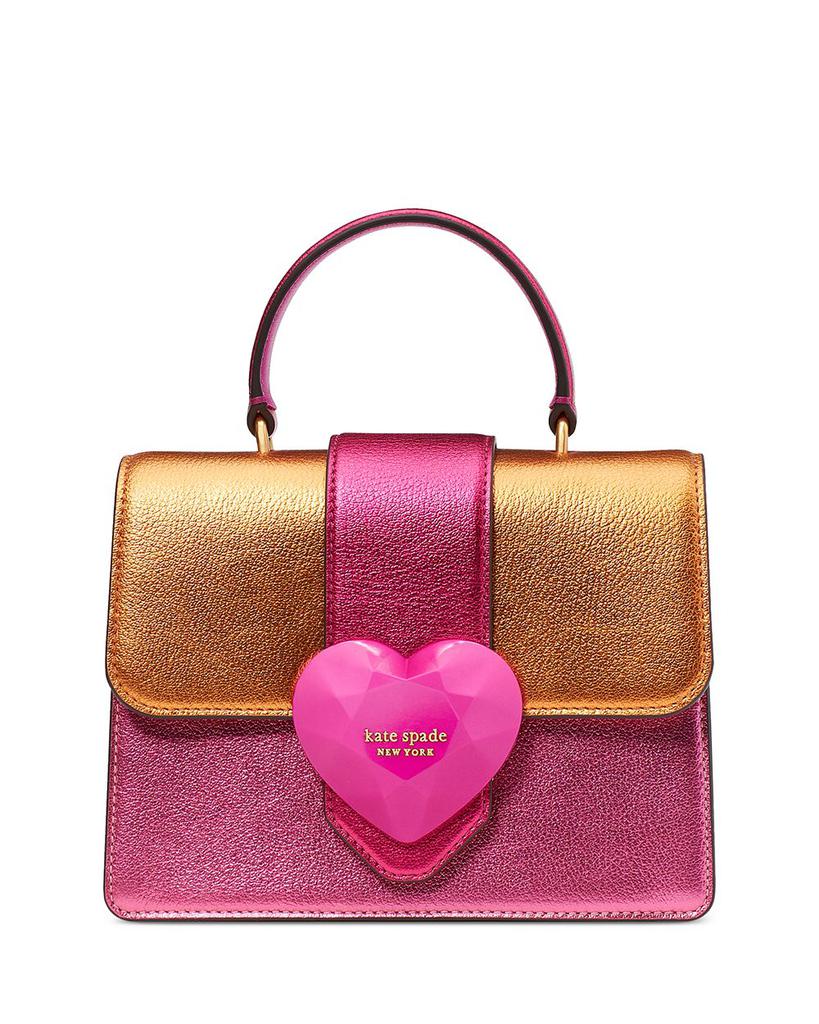 Bijou Color Blocked Metallic Leather Mini Bag商品第1张图片规格展示