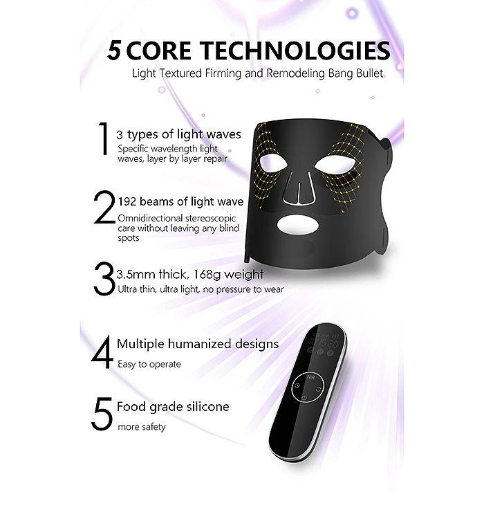 商品LUMINA NRG|Time Keeper LED Therapy Face Mask,价格¥2235,第5张图片详细描述