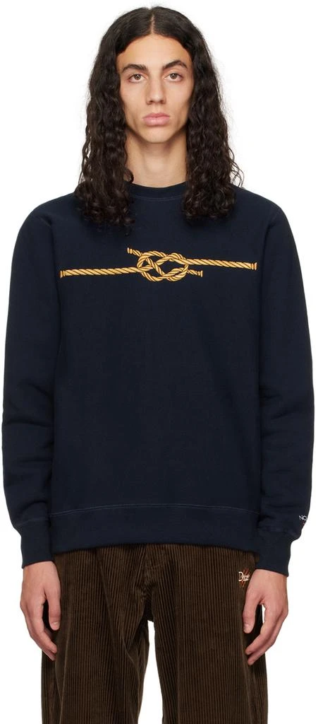 商品Noah|Navy Knot Sweatshirt,价格¥480,第1张图片