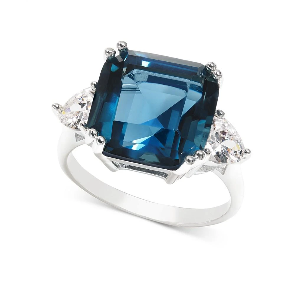 商品Charter Club|Silver-Tone Cubic Zirconia & Color Crystal Statement Ring, Created for Macy's,价格¥89,第1张图片