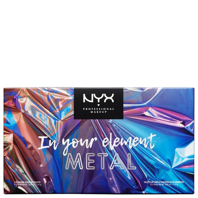 商品NYX Professional Makeup|元素眼影盘 - Metals,价格¥266,第2张图片详细描述