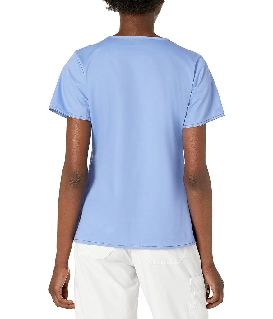 商品DICKIES|Women's GenFlex Junior-fit V-Neck Scrub Shirt,价格¥217,第2张图片详细描述