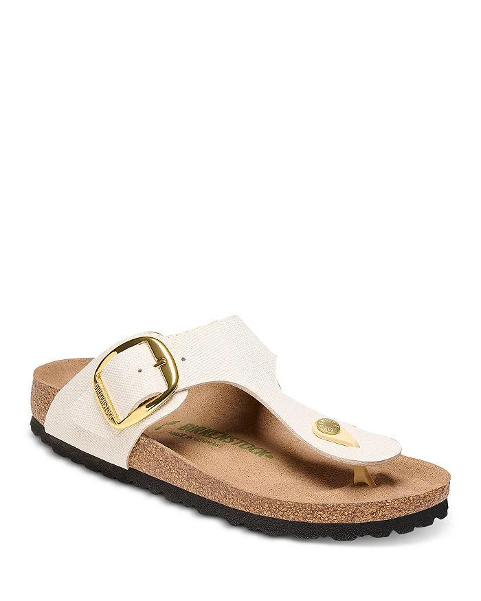 商品Birkenstock|Women's Gizeh Big Buckle Cotton Thong Sandals ,价格¥584,第1张图片
