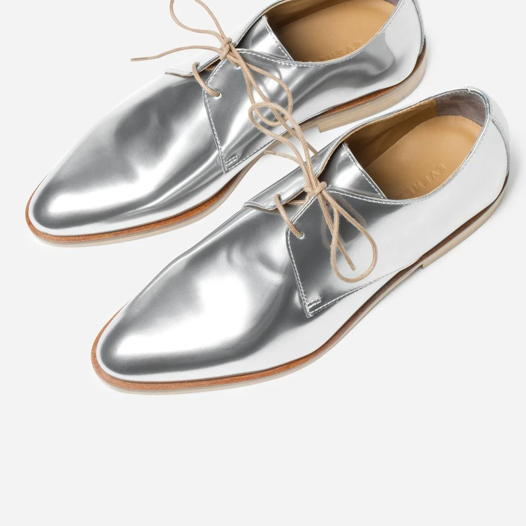 商品Everlane|The E2 金属色闪亮摩登牛津鞋,价格¥741,第4张图片详细描述