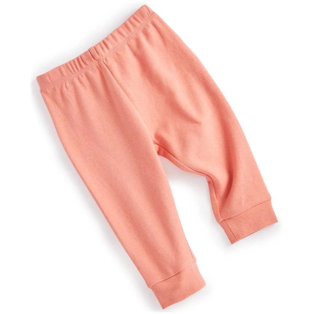 商品First Impressions|Baby Girls Cotton Jogger Pants, Created for Macy's,价格¥74,第1张图片
