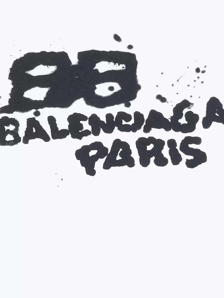 商品Balenciaga|Hand Drawn BB Icon T-shirt Medium Fit,价格¥5002,第2张图片详细描述