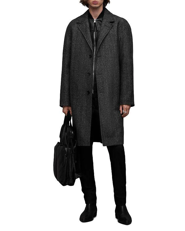 商品ALL SAINTS|Tyro Leather Full Zip Bomber Jacket ,价格¥3581,第3张图片详细描述