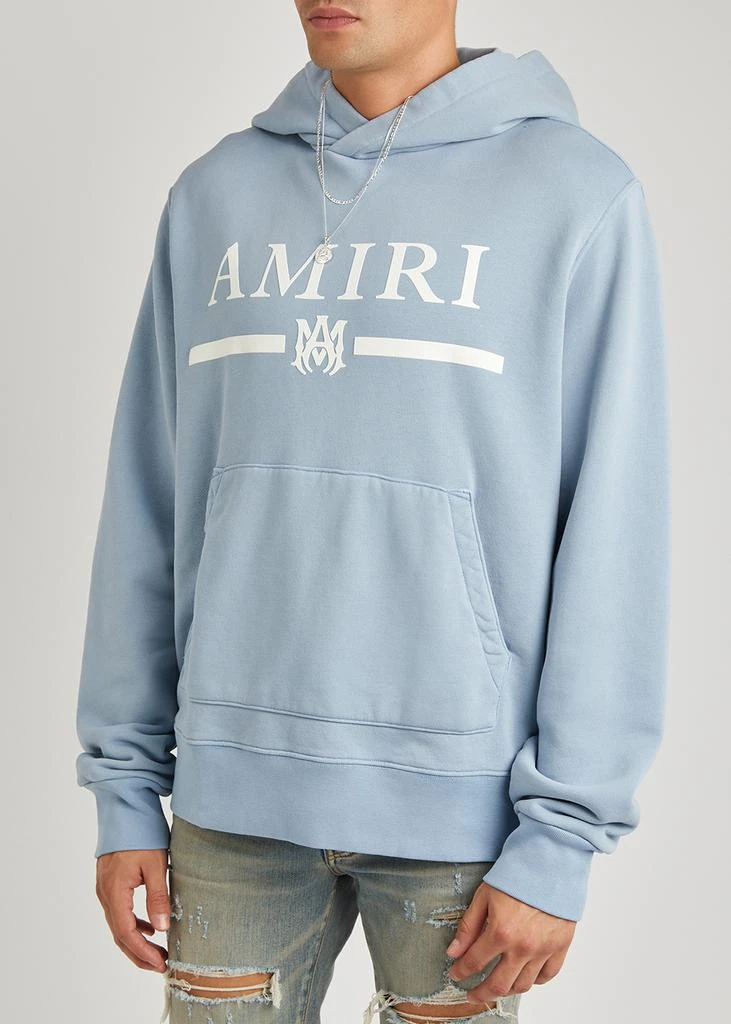 商品AMIRI|MA Bar blue logo hooded cotton sweatshirt,价格¥4266,第2张图片详细描述