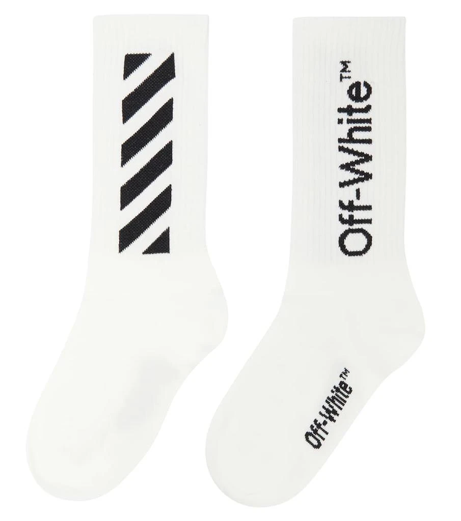 商品Off-White|罗纹针织袜子,价格¥372,第3张图片详细描述
