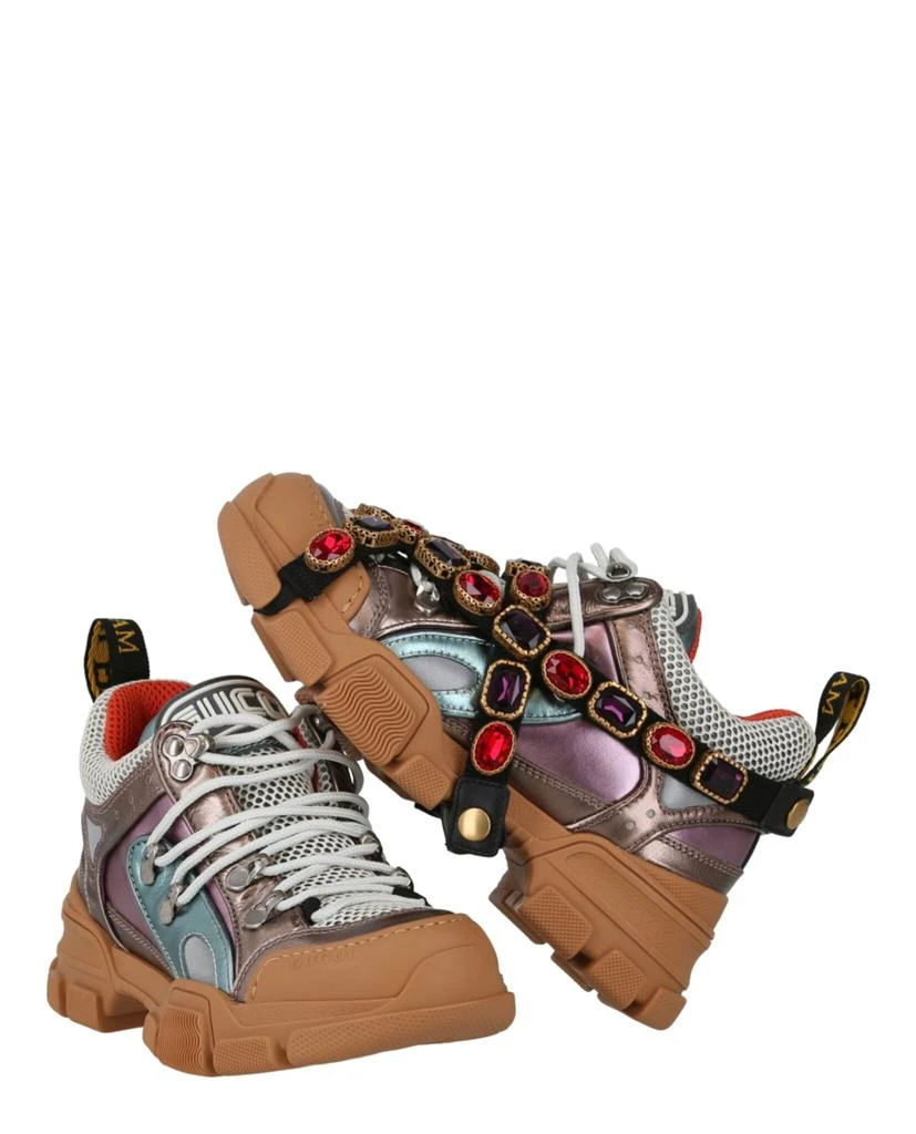 商品Gucci|Flashtrek Chunky Leather Sneakers,价格¥3406,第5张图片详细描述