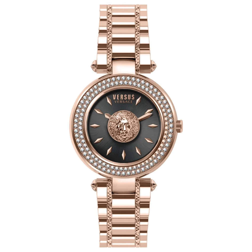 商品Versus Versace|Versus Versace Brick Lane Lion Crystal Women's Watch,价格¥1354,第1张图片