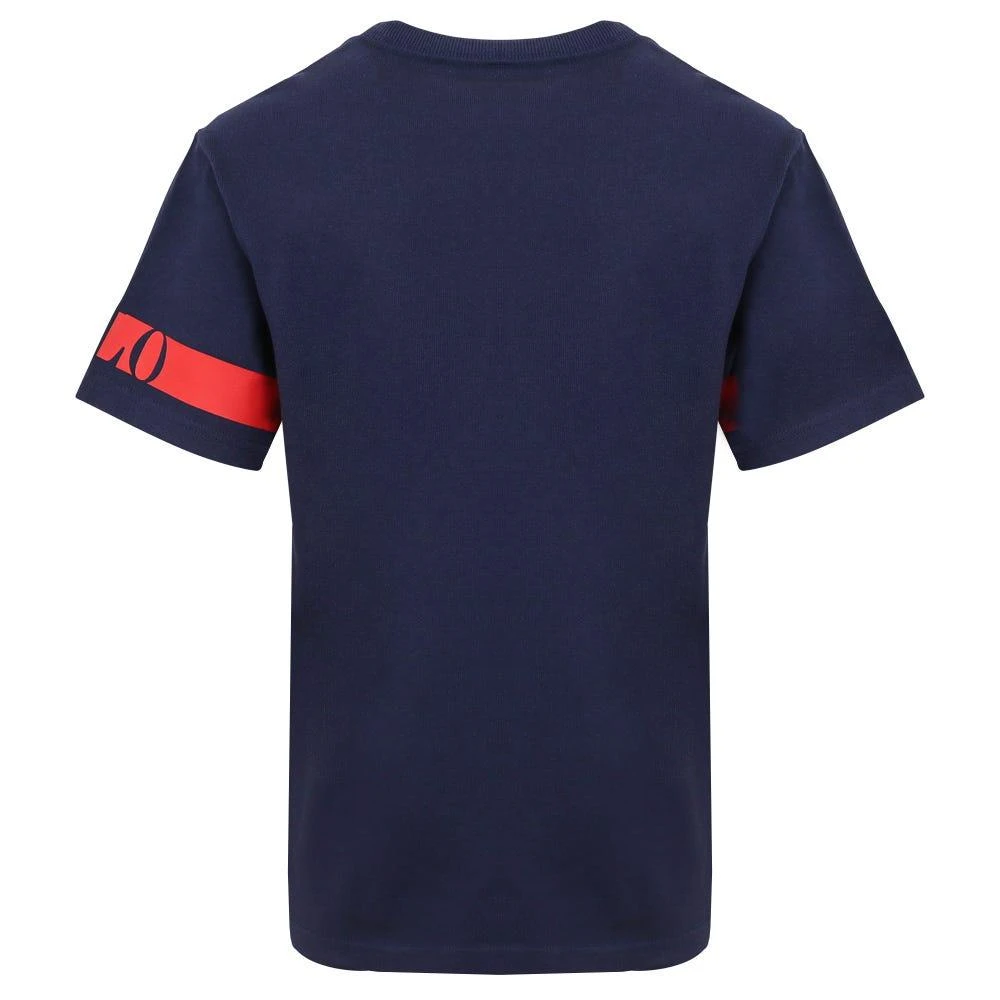 商品Ralph Lauren|Navy Logo Tape Short Sleeve T Shirt,价格¥233,第3张图片详细描述