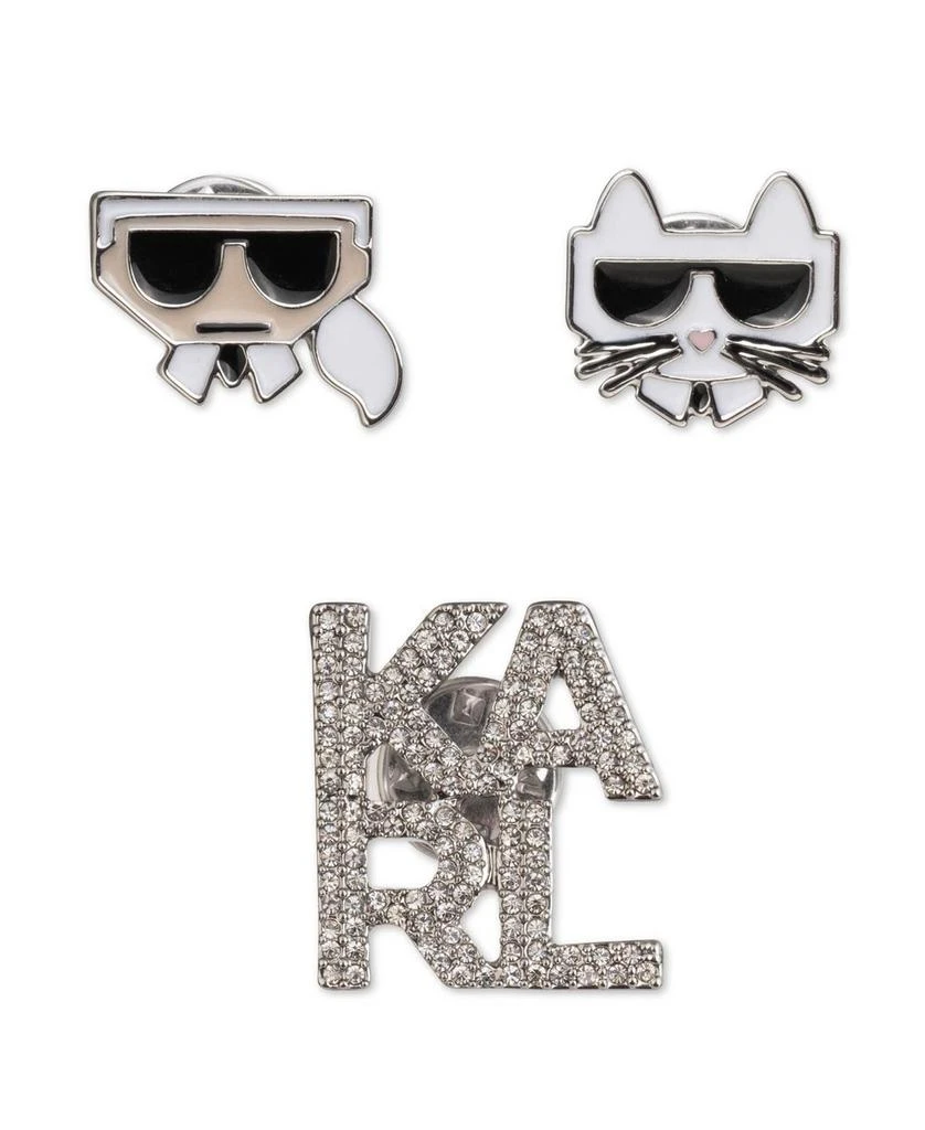 商品Karl Lagerfeld Paris|Logo Pin Set,价格¥167,第2张图片详细描述