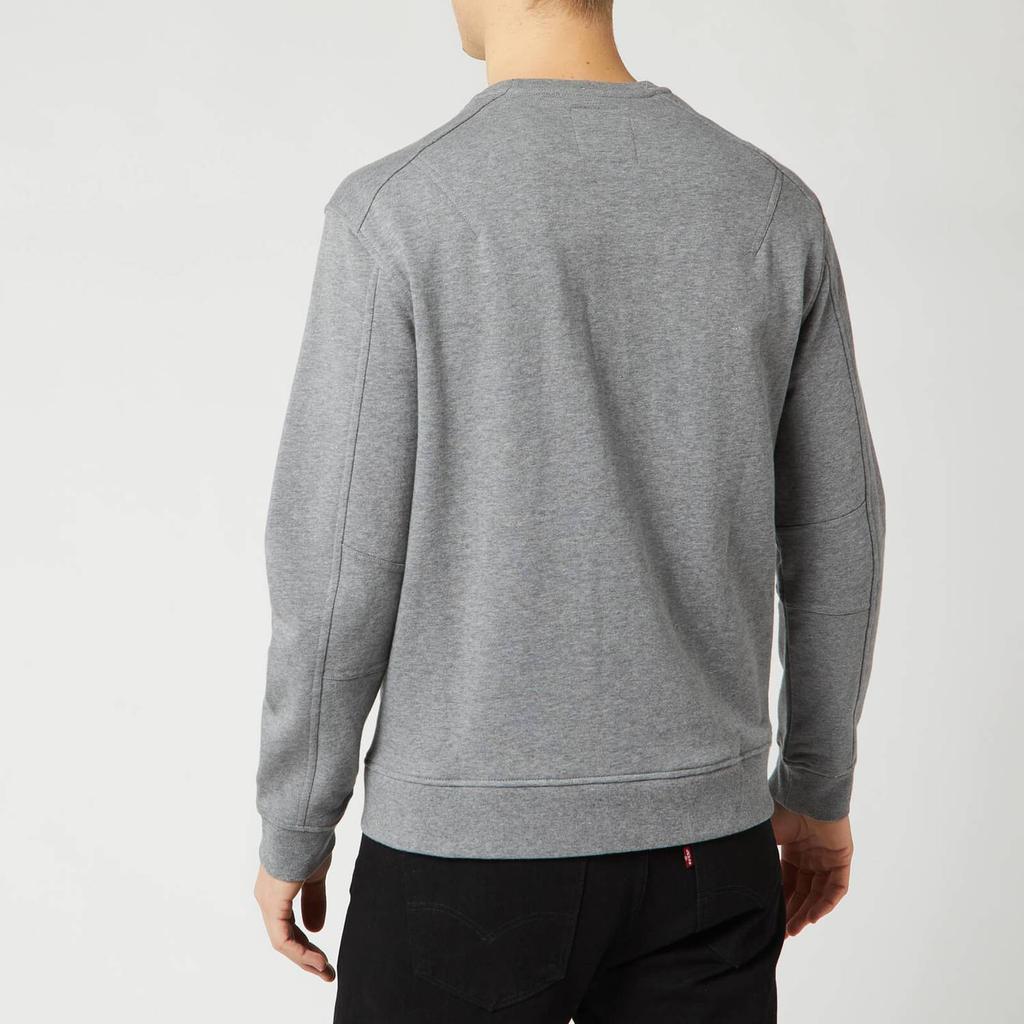 Armani Exchange Men's Big Ax Crewneck Sweatshirt - Heather Grey商品第2张图片规格展示