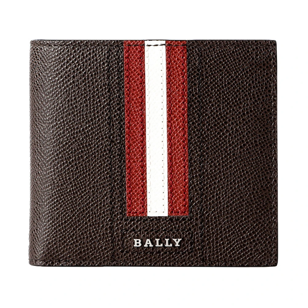 商品[国内直发] Bally|BALLY 男士深棕色牛皮短款钱包 6236532,价格¥1361,第1张图片