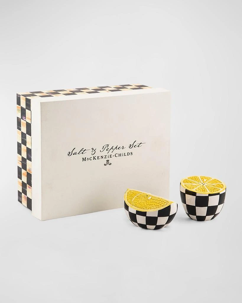 商品MacKenzie-Childs|Lemon Salt and Pepper Set,价格¥288,第2张图片详细描述