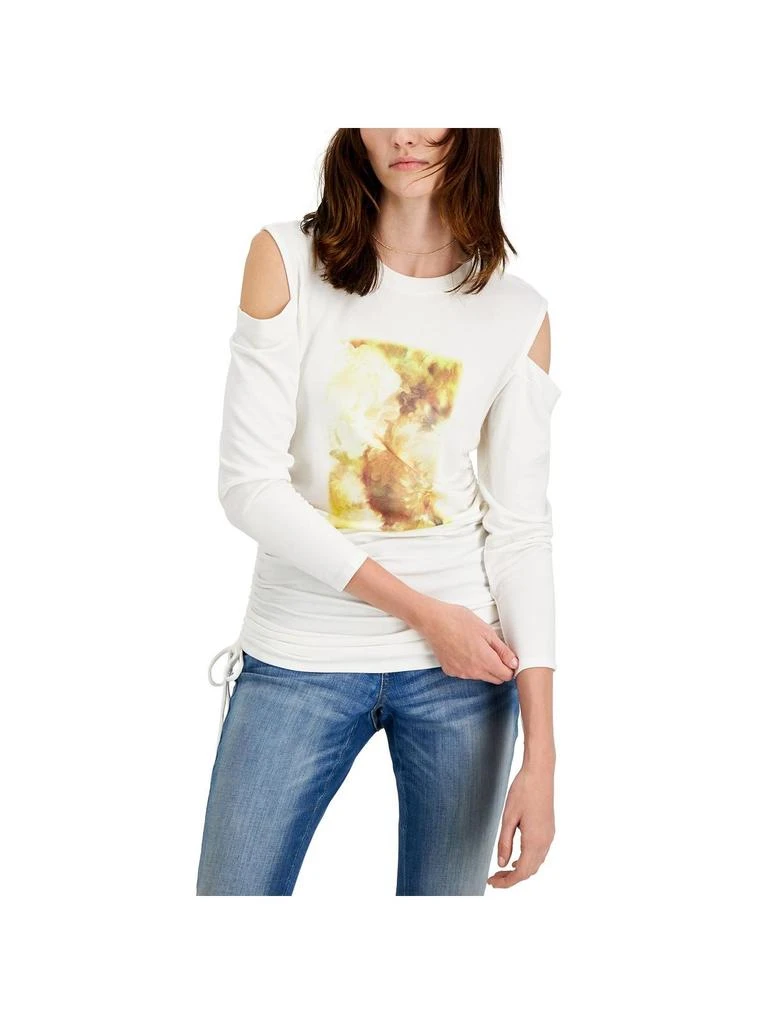 商品INC International|Womens Graphic Cold Shoulder Sweatshirt,价格¥119,第2张图片详细描述