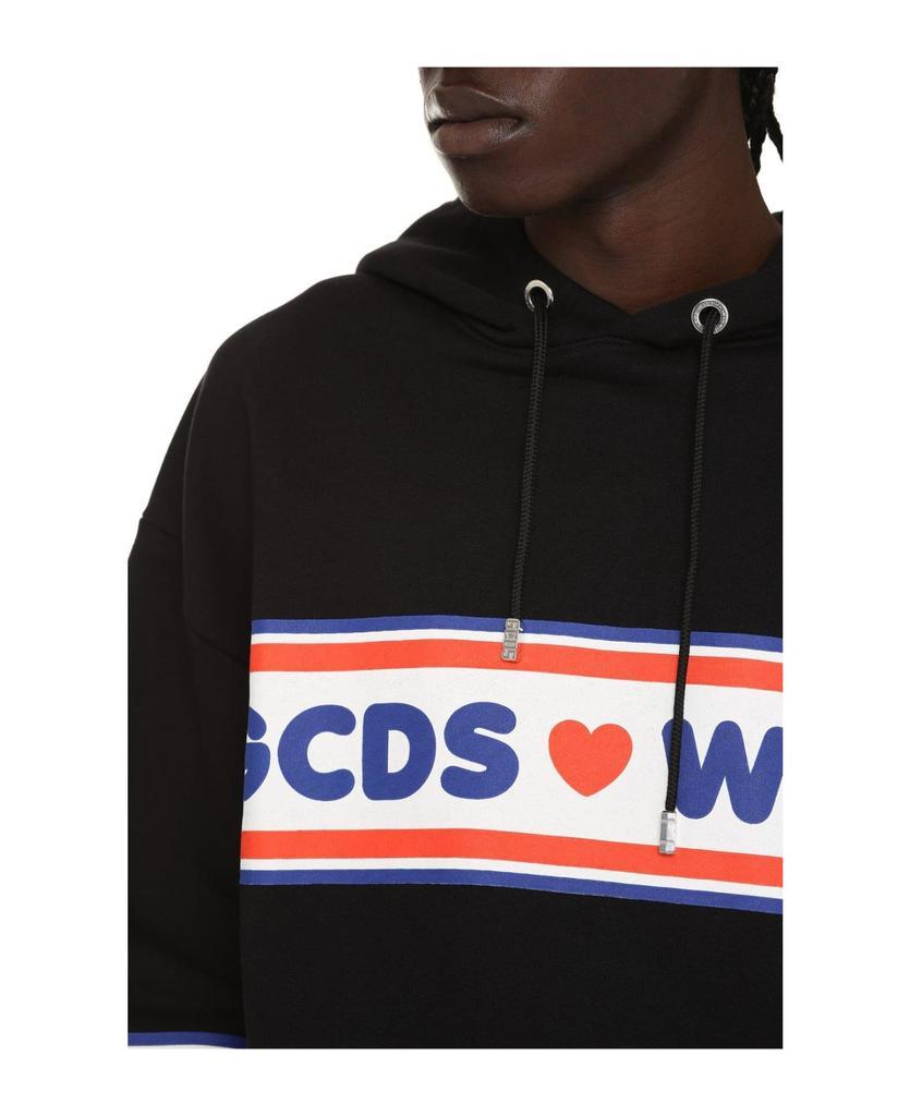 商品GCDS|Logo Tape Printed Hoodie,价格¥1691,第7张图片详细描述
