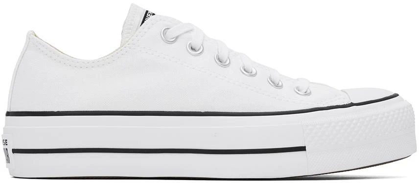 商品Converse|White Chuck Taylor All Star Lift Low Top Sneakers,价格¥566,第1张图片