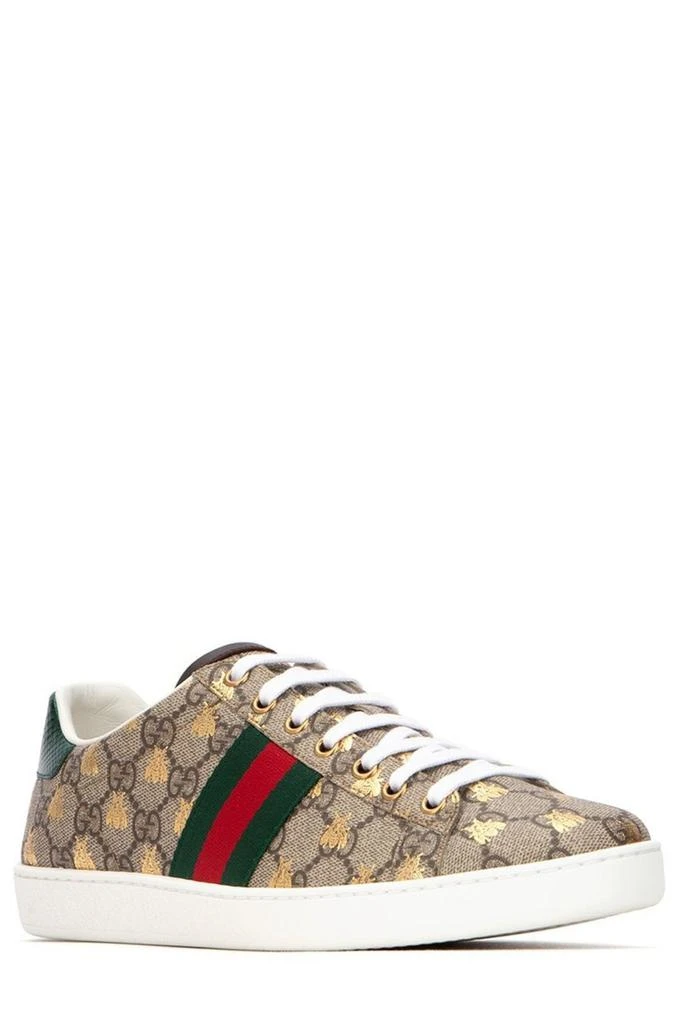商品Gucci|Gucci Ace GG Supreme Lace-Up Sneakers,价格¥4653,第2张图片详细描述
