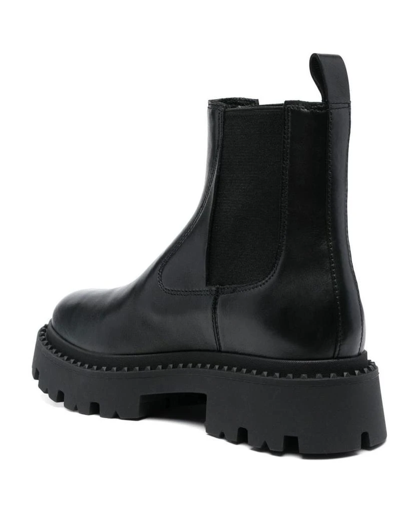 商品Ash|Ash Black Calf Leather Genesis Ankle Boots,价格¥1771,第3张图片详细描述