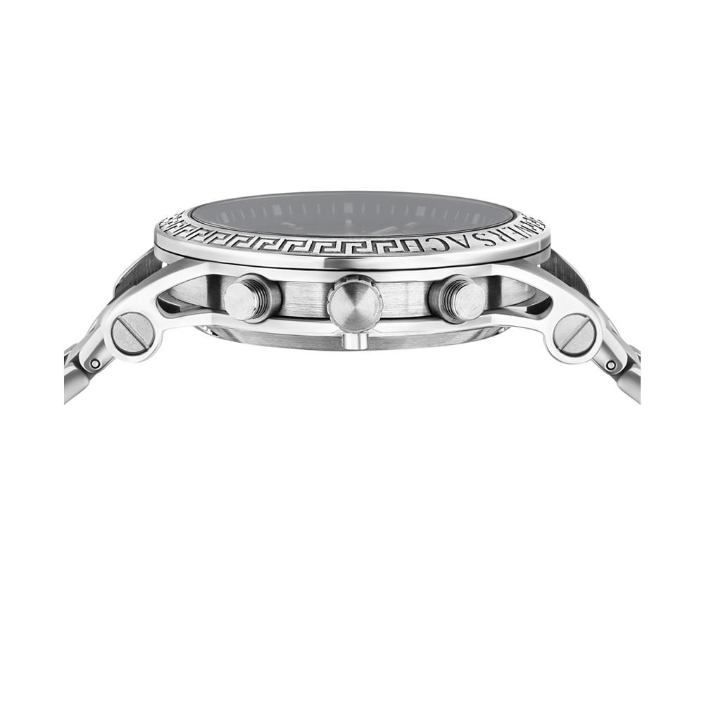 Women's Swiss Chronograph Sport Tech Stainless Steel Bracelet Watch 40mm商品第2张图片规格展示