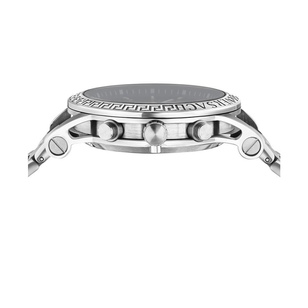 商品Versace|Women's Swiss Chronograph Sport Tech Stainless Steel Bracelet Watch 40mm,价格¥9551,第4张图片详细描述