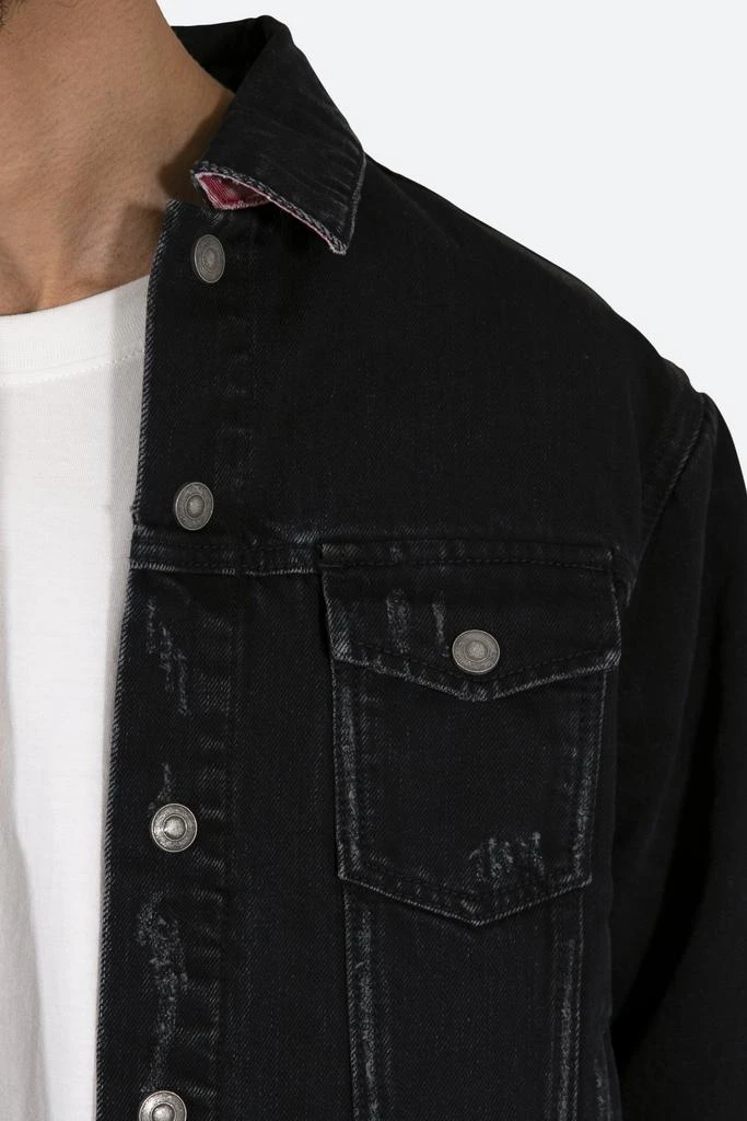 Reversible Paisley Trucker Jacket - Black/Red 商品