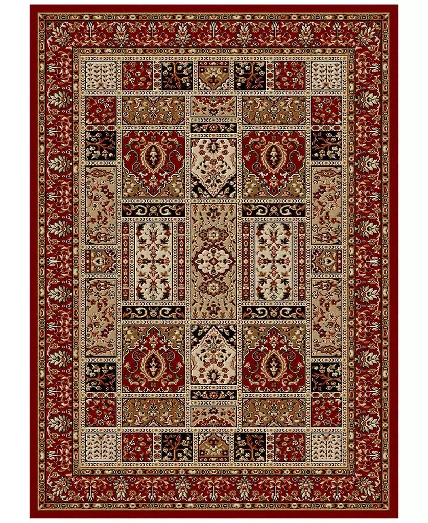 商品KM Home|CLOSEOUT! Pesaro Panel Red 7'9" x 11' Area Rug,价格¥575,第1张图片