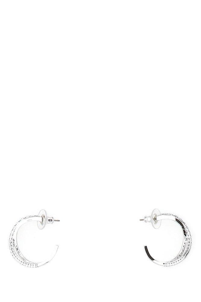 商品Swarovski|Swarovski Twist Hoop Pierced Earrings,价格¥563,第1张图片