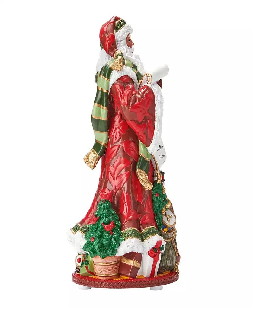 商品Fitz and Floyd|Holiday Home African Santa Musical Figurine, 10.75-in,价格¥524,第4张图片详细描述