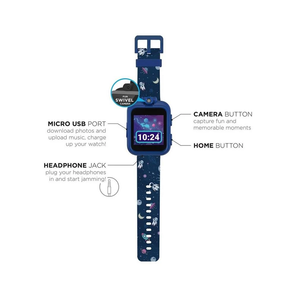 商品Playzoom|Kid's 2 Navy Space Print Tpu Strap Smart Watch,价格¥484,第4张图片详细描述