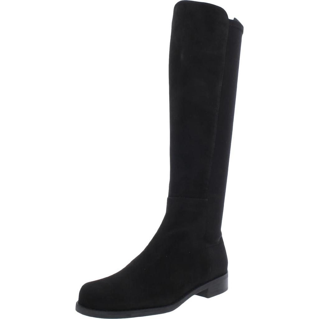 Stuart Weitzman Womens Half n Half Pull On Block Heel Knee-High Boots商品第1张图片规格展示