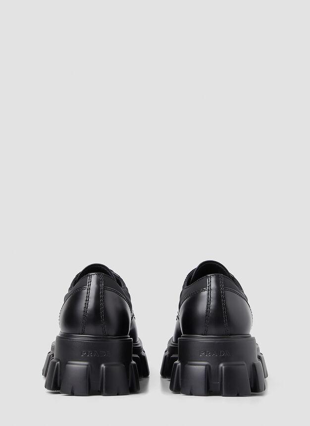 Monolith Derby Shoes in Black商品第4张图片规格展示