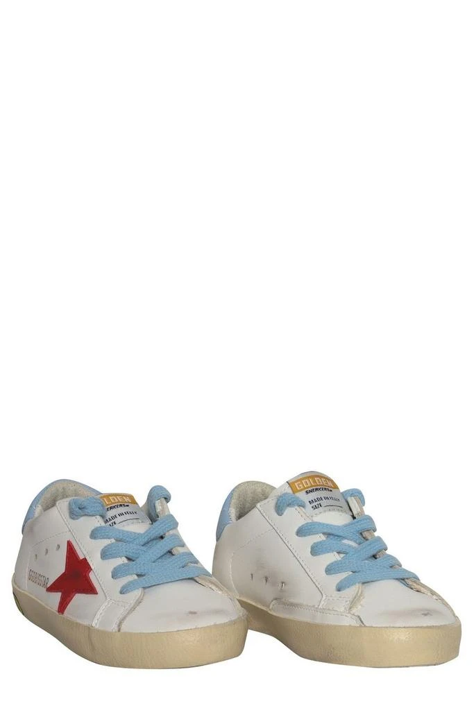 商品Golden Goose|Golden Goose Kids	Super Star Classic Lace-Up Sneakers,价格¥1472,第2张图片详细描述