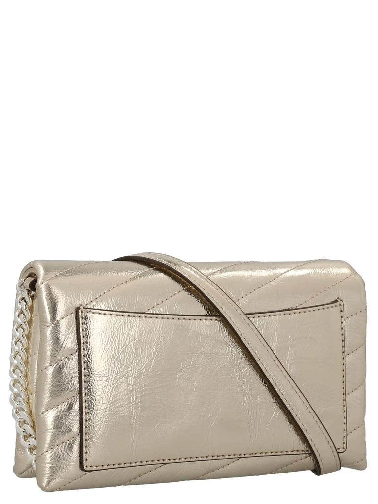 商品Tory Burch|Tory Burch kira Chevron Metallic Wallet On Chain,价格¥2486,第2张图片详细描述