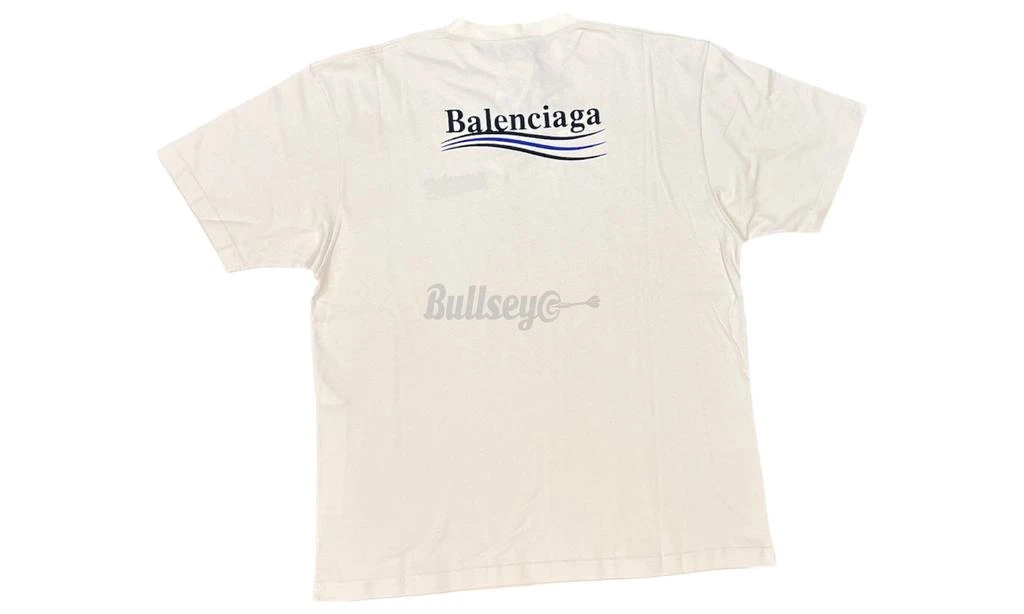 商品Balenciaga|Balenciaga Political Campaign Logo Beige T-Shirt,价格¥2939,第2张图片详细描述