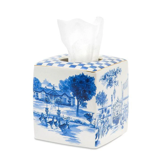 商品MacKenzie-Childs|Royal Toile Tissue Holder,价格¥666,第3张图片详细描述