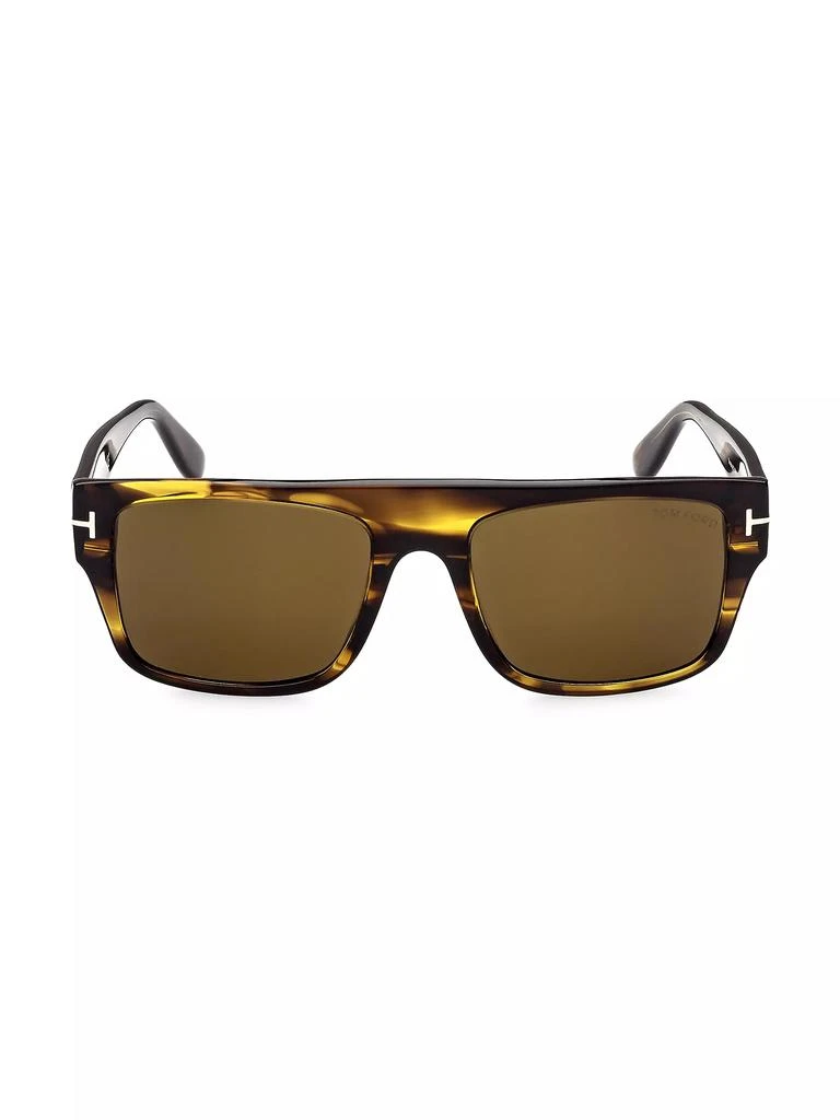 商品Tom Ford|Dunning-02 55MM Rectangular Sunglasses,价格¥3472,第1张图片