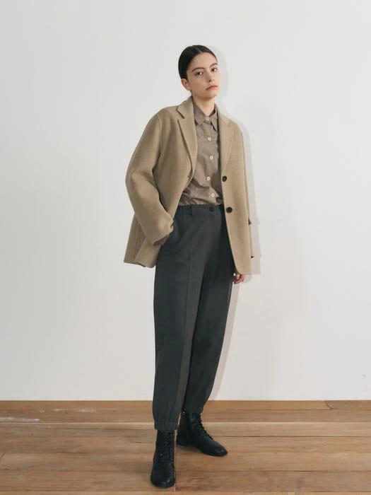 商品NONNIERE|Jogger Pants (Charcoal Grey),价格¥1586,第3张图片详细描述