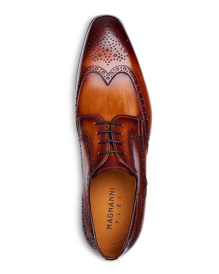 商品Magnanni|Men's Maxwell Wingtip Oxford Dress Shoes,价格¥3181,第2张图片详细描述