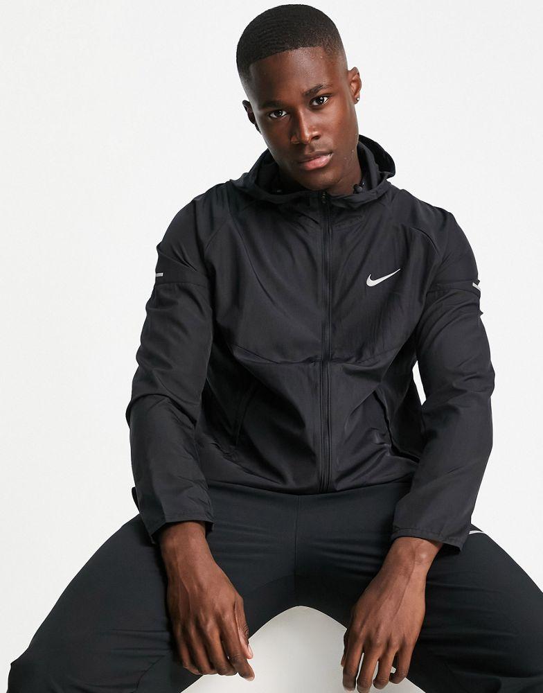 Nike Running Essentials jacket in black商品第1张图片规格展示