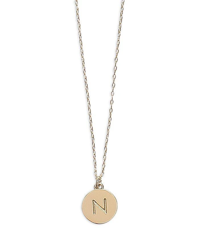 商品Kate Spade|N Mini Pendant Necklace, 17"-20",价格¥331,第2张图片详细描述