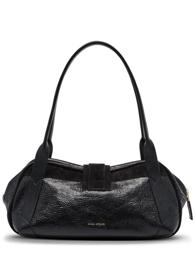 商品Manu Atelier|Caique Suede & Leather Shoulder Bag,价格¥4383,第3张图片详细描述
