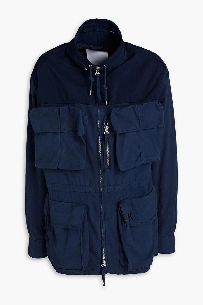 商品Kenzo|Cordura-paneled cotton-gabardine parka,价格¥2562,第1张图片