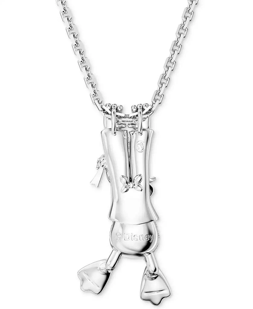 商品Swarovski|Silver-Tone Disney Donald Duck Crystal Layered Pendant Necklace, 16-1/2" + 3" extender,价格¥805,第4张图片详细描述