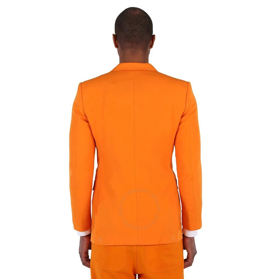 商品Burberry|Men's Deep Orange Grain De Poudre English-Fit Tuxedo Jacket,价格¥1517,第3张图片详细描述