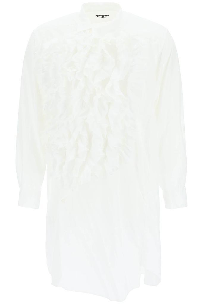 商品Comme des Garcons|Comme des garcons homme plus ruffled long asymmetric shirt,价格¥3625,第1张图片