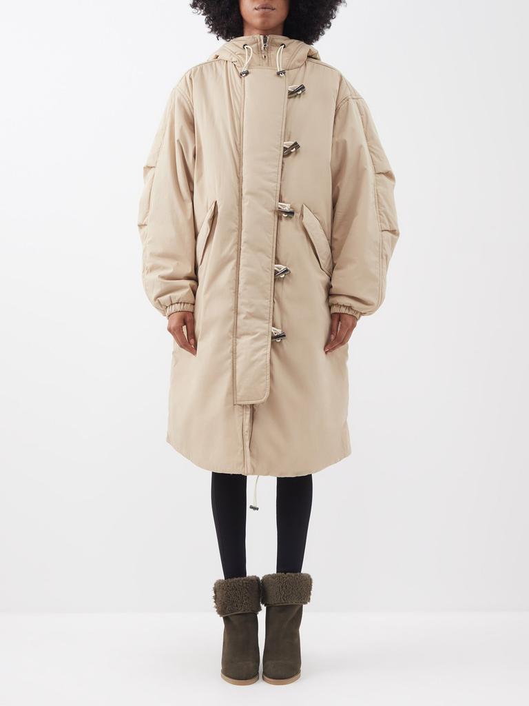 Isabel Marant Étoile]Dacayo cotton-blend long parka 80% 棉, 20